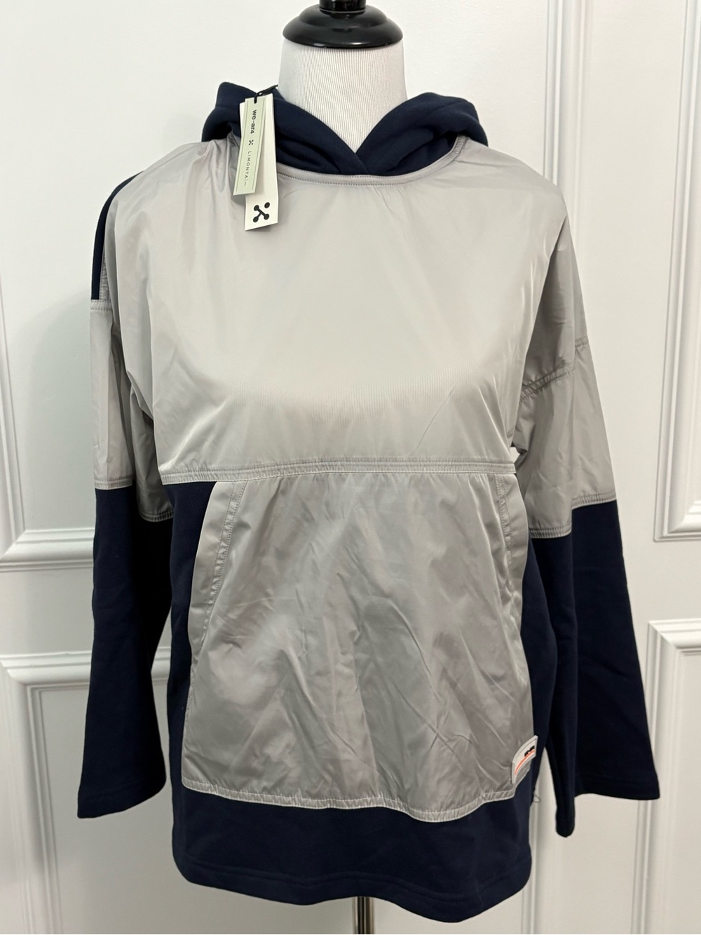 NWT We-ar4 Mixed Media Sweatshirt - Small